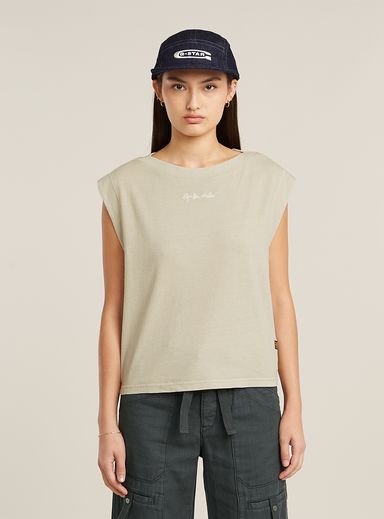 Mini G-Script Logo Overdyed Top